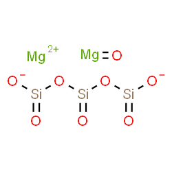 ChemSpider 2D Image | Magnesium 1,3,5-trioxotrisiloxane-1,5-diolate - oxomagnesium (1:1:1) | Mg2O8Si3