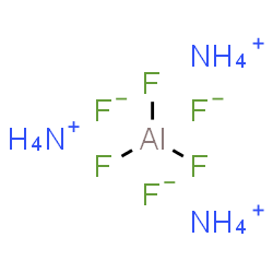 ChemSpider 2D Image | Ammonium fluoride - trifluoroaluminium (3:3:1) | H12AlF6N3