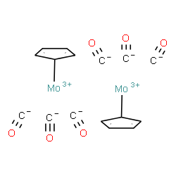 ChemSpider 2D Image | cyclopenta-2,4-dien-1-ylmolybdenum(3+);$l^{3}-oxidanylidynemethane | C16H16Mo2O6