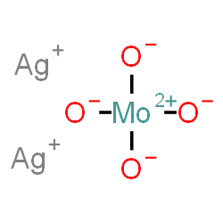 ChemSpider 2D Image | Disilver(1+) tetraoxidomolybdenum(2+) | Ag2MoO4