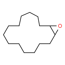 ChemSpider 2D Image | 16-Oxabicyclo[13.1.0]hexadecane | C15H28O