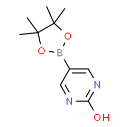 ChemSpider 2D Image | 5-(4,4,5,5-Tetramethyl-1,3,2-dioxaborolan-2-yl)pyrimidin-2-ol | C10H15BN2O3