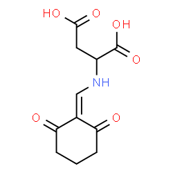 ChemSpider 2D Image | N-[(2,6-Dioxocyclohexylidene)methyl]aspartic acid | C11H13NO6