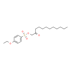 ChemSpider 2D Image | 2-Oxododecyl 4-ethoxybenzenesulfonate | C20H32O5S