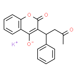ChemSpider 2D Image | warfarin potassium | C19H15KO4