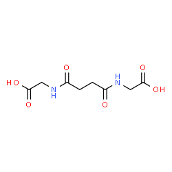 ChemSpider 2D Image | 2,2'-[(1,4-Dioxo-1,4-butanediyl)diimino]diacetic acid | C8H12N2O6