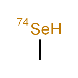 ChemSpider 2D Image | Methane(~74~Se)selenol | CH474Se