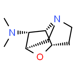 ChemSpider 2D Image | (1S,6R,7R,7aS)-N,N-Dimethylhexahydro-1H-1,6-epoxypyrrolizin-7-amine | C9H16N2O