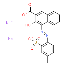 ChemSpider 2D Image | D&C RED NO. 6 | C18H12N2Na2O6S