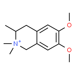 ChemSpider 2D Image | 6,7-Dimethoxy-2,2,3-trimethyl-1,2,3,4-tetrahydroisoquinolinium | C14H22NO2