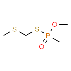 ChemSpider 2D Image | O-Methyl S-[(methylsulfanyl)methyl] methylphosphonothioate | C4H11O2PS2