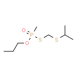 ChemSpider 2D Image | S-[(Isopropylsulfanyl)methyl] O-propyl methylphosphonothioate | C8H19O2PS2