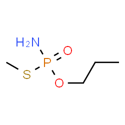 ChemSpider 2D Image | S-Methyl O-propyl phosphoramidothioate | C4H12NO2PS
