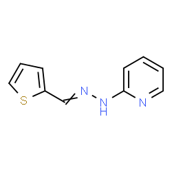 ChemSpider 2D Image | 2-[2-(2-Thienylmethylene)hydrazino]pyridine | C10H9N3S