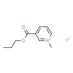 ChemSpider 2D Image | 1-Methyl-3-(propoxycarbonyl)pyridinium iodide | C10H14INO2