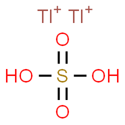 ChemSpider 2D Image | Sulfuric acid, thallium(1+) salt (1:2) | H2O4STl2