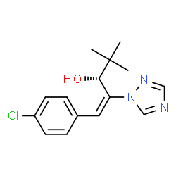 ChemSpider 2D Image | (R)-UNICONAZOLE | C15H18ClN3O