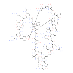 ChemSpider 2D Image | (2S)-2-[[(2S)-2-[[(2S)-2-[[(2S)-2-[[(2S)-2-[[(2S)-6-amino-2-[[(4R,10S,16S,19S,22S,25S,28S,31S,34S,37S,40S,43S,49S,52R)-52-[[2-[[(2S)-2-[[2-[[(2S)-5-amino-2-[[(2S)-2-[[(2S)-2-[[(2S)-6-amino-2-[[(2S)-1-[(2S)-2-amino-3-hydroxy-propanoyl]pyrrolidine-2-carbonyl]amino]hexanoyl]amino]-4-methylsulfanyl-butanoyl]amino]-3-methyl-butanoyl]amino]-5-oxo-pentanoyl]amino]acetyl]amino]-3-hydroxy-propanoyl]amino]acetyl]amino]-40-(4-aminobutyl)-49-benzyl-34-(carboxymethyl)-31,43-bis(3-guanidinopropyl)-16,19,22,25-tetrakis(hydroxymethyl)-10-isobutyl-37-(2-methylsulfanylethyl)-6,9,12,15,18,21,24,27,30,33,36,39,42,45,48,51-hexadecaoxo-28-sec-butyl-1,2-dithia-5,8,11,14,17,20,23,26,29,32,35,38,41,44,47,50-hexadecazacyclotripentacontane-4-carbonyl]amino]hexanoyl]amino]-3-methyl-butanoyl]amino]-4-methyl-pentanoyl]amino]-5-guanidino-pentanoyl]amino]-5-guanidino-pentanoyl]amino]-3-(4H-imidazol-4-yl)propanoic acid | C143H244N50O42S4