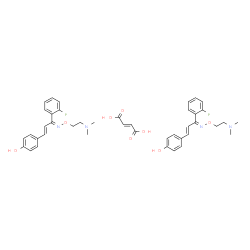 ChemSpider 2D Image | Eplivanserin fumarate | C42H46F2N4O8