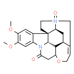 ChemSpider 2D Image | (1S,18S,20R,21R)-4,5-Dimethoxy-12-oxa-8,17-diazaheptacyclo[15.5.2.0~1,18~.0~2,7~.0~8,22~.0~11,21~.0~15,20~]tetracosa-2,4,6,14-tetraen-9-one 17-oxide | C23H26N2O5