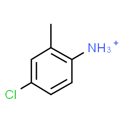 ChemSpider 2D Image | 4-Chloro-2-methylanilinium | C7H9ClN