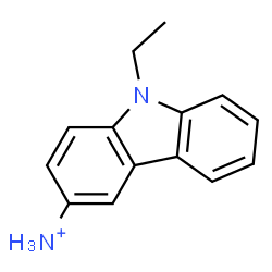 ChemSpider 2D Image | 9-Ethyl-9H-carbazol-3-aminium | C14H15N2