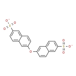 ChemSpider 2D Image | 6,6'-Oxydi(2-naphthalenesulfonate) | C20H12O7S2