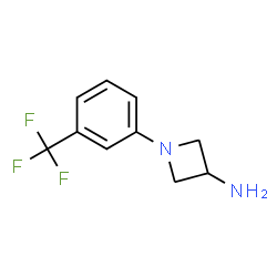 ChemSpider 2D Image | 1-[3-(Trifluoromethyl)phenyl]-3-azetidinamine | C10H11F3N2