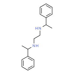 ChemSpider 2D Image | N,N'-Bis(1-phenylethyl)-1,2-ethanediamine | C18H24N2