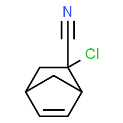 ChemSpider 2D Image | 2-Chlorobicyclo[2.2.1]hept-5-ene-2-carbonitrile | C8H8ClN