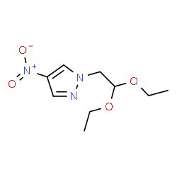 ChemSpider 2D Image | 1-(2,2-diethoxyethyl)-4-nitropyrazole | C9H15N3O4