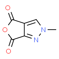 ChemSpider 2D Image | 2-Methyl-4H-furo[3,4-c]pyrazole-4,6(2H)-dione | C6H4N2O3
