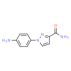 ChemSpider 2D Image | 1-(4-aminophenyl)pyrazole-3-carboxamide | C10H10N4O