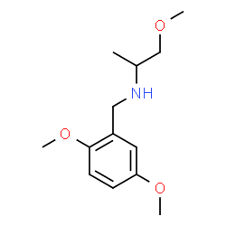 ChemSpider 2D Image | N-(2,5-Dimethoxybenzyl)-1-methoxy-2-propanamine | C13H21NO3