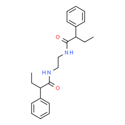 ChemSpider 2D Image | N,N'-1,2-Ethanediylbis(2-phenylbutanamide) | C22H28N2O2