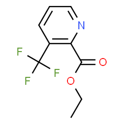 ChemSpider 2D Image | Ethyl 3-(trifluoromethyl)-2-pyridinecarboxylate | C9H8F3NO2