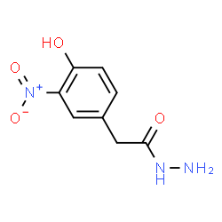 ChemSpider 2D Image | 2-(4-Hydroxy-3-nitrophenyl)acetohydrazide | C8H9N3O4