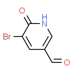 ChemSpider 2D Image | 5-Bromo-6-hydroxynicotinaldehyde | C6H4BrNO2