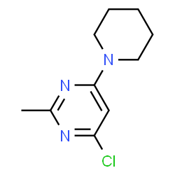 ChemSpider 2D Image | 4-Chloro-2-methyl-6-(1-piperidinyl)pyrimidine | C10H14ClN3