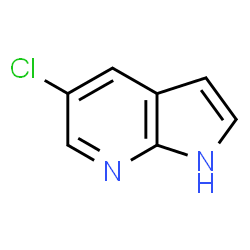 ChemSpider 2D Image | 5-Chlor-1H-pyrrolo[2,3-b]pyridin | C7H5ClN2
