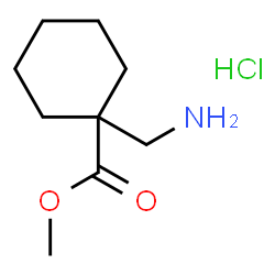 ChemSpider 2D Image | Methyl 1-(aminomethyl)cyclohexanecarboxylate hydrochloride (1:1) | C9H18ClNO2