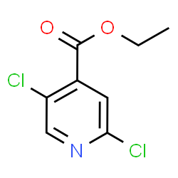 ChemSpider 2D Image | Ethyl 2,5-dichloroisonicotinate | C8H7Cl2NO2