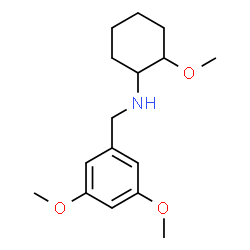 ChemSpider 2D Image | N-(3,5-Dimethoxybenzyl)-2-methoxycyclohexanamine | C16H25NO3