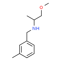 ChemSpider 2D Image | 1-Methoxy-N-(3-methylbenzyl)-2-propanamine | C12H19NO