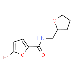 ChemSpider 2D Image | 5-bromo-N-(oxolan-2-ylmethyl)furan-2-carboxamide | C10H12BrNO3