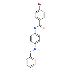 ChemSpider 2D Image | 4-Bromo-N-{4-[(E)-phenyldiazenyl]phenyl}benzamide | C19H14BrN3O