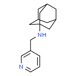 ChemSpider 2D Image | N-(3-Pyridinylmethyl)-1-adamantanamine | C16H22N2