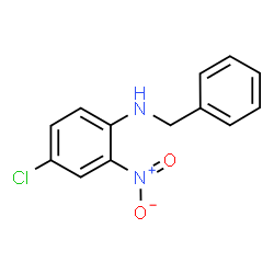 ChemSpider 2D Image | N-Benzyl-4-chloro-2-nitroaniline | C13H11ClN2O2