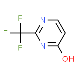 ChemSpider 2D Image | 2-(trifluoromethyl)pyrimidin-4-ol | C5H3F3N2O