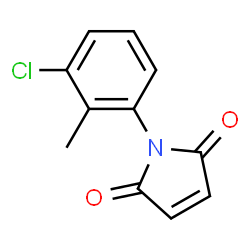 ChemSpider 2D Image | 1-(3-chloro-2-methyl-phenyl)pyrrole-2,5-dione | C11H8ClNO2